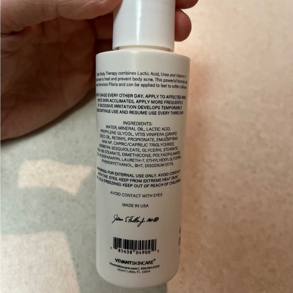 Vivant Clear Body Therapy New Bottle - Picture 5 of 8
